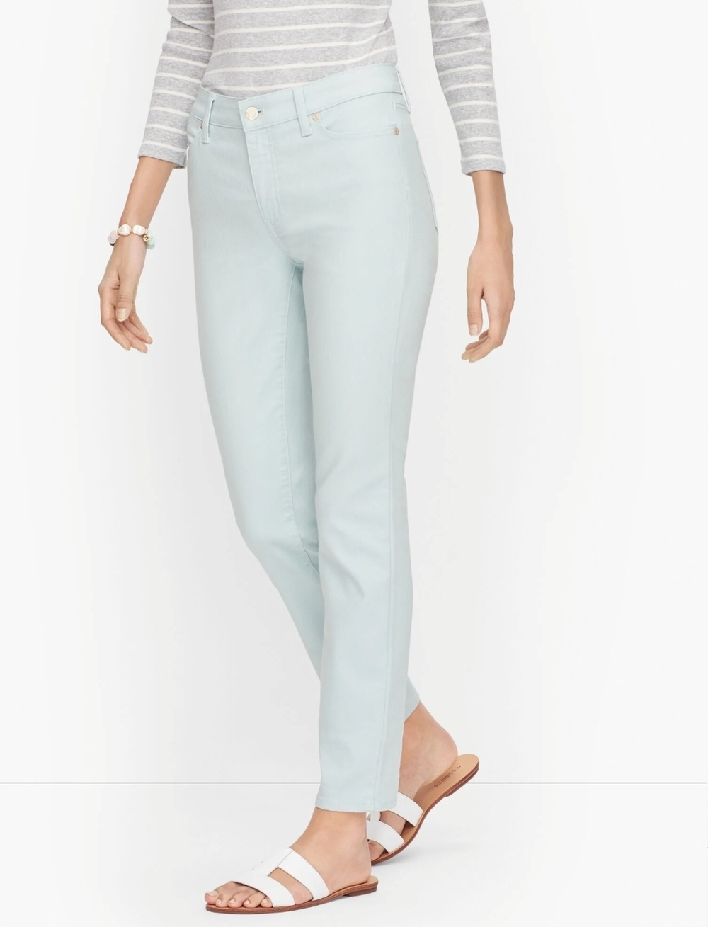 Talbots Light Blue Slim Ankle Women's Jeans - Picture 9 of 10